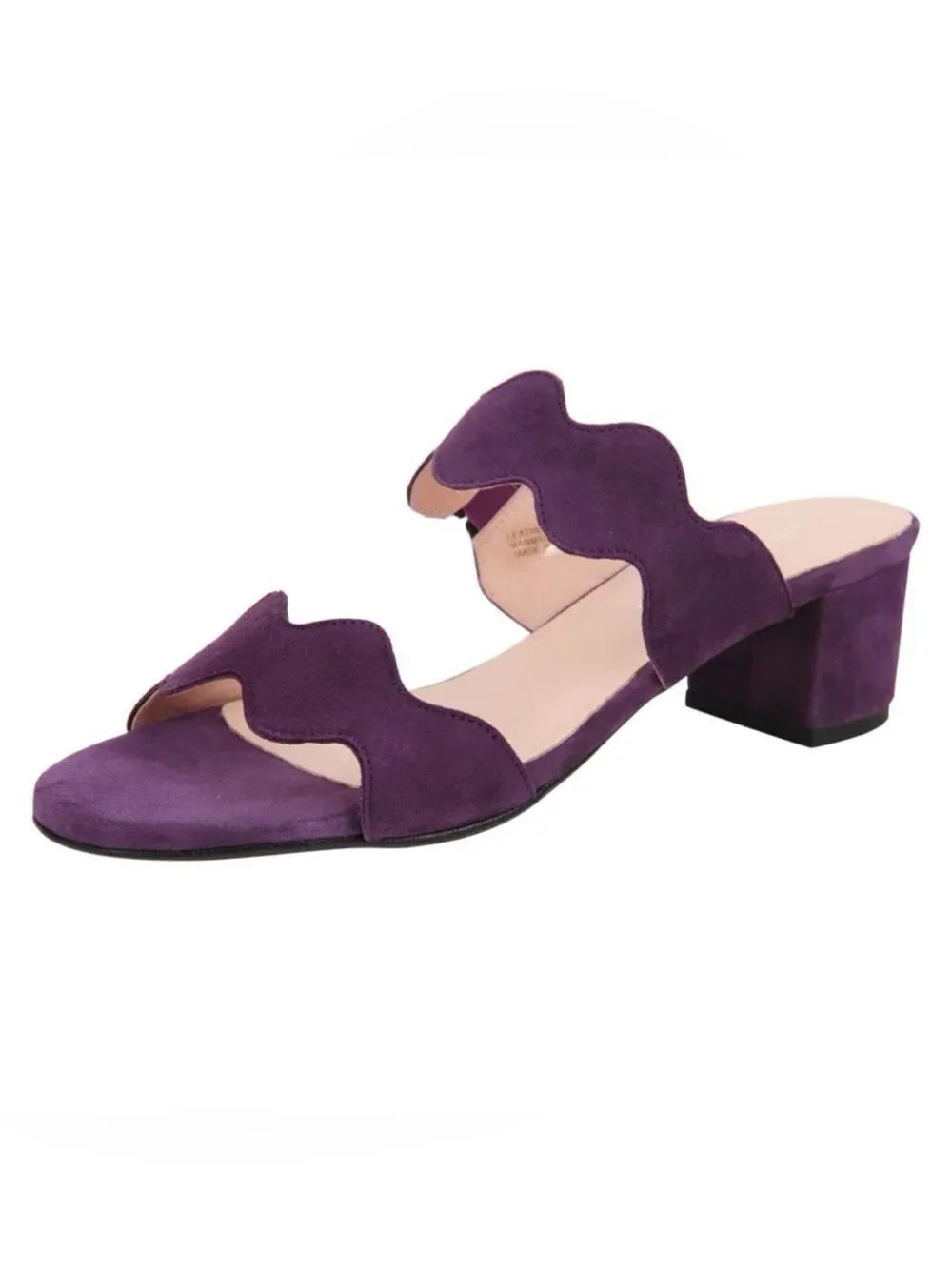 Patricia Green PALM BEACH SUEDE Sandals in Eggplant Size 9 ~ New No Box